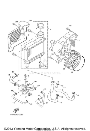 Radiator Hose Schematic