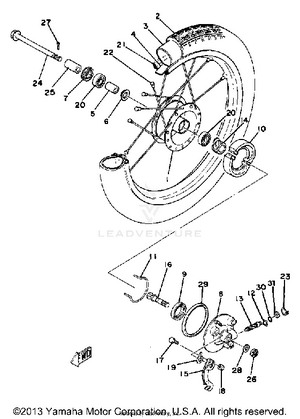 Front Wheel Schematic