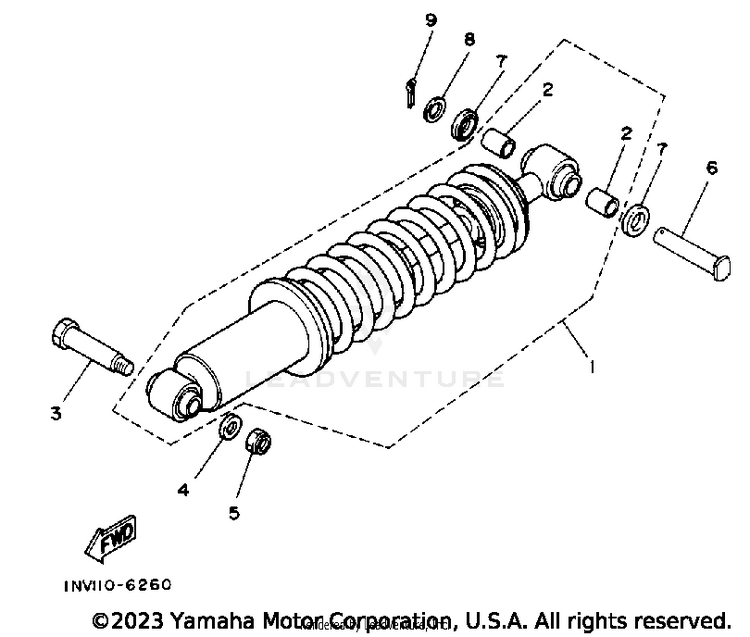 Rear Shocks Schematic