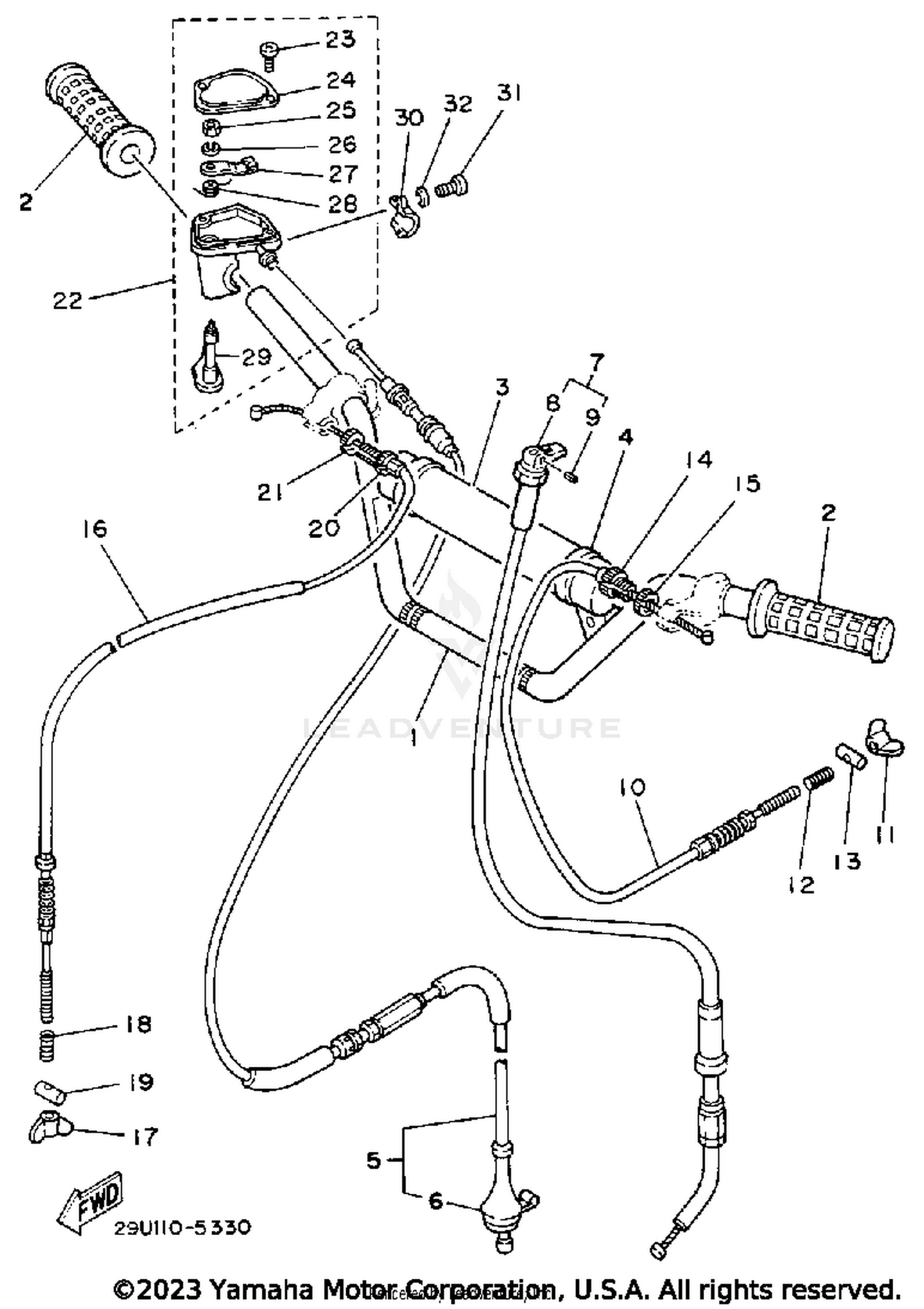 HANDLEBAR - WIRE