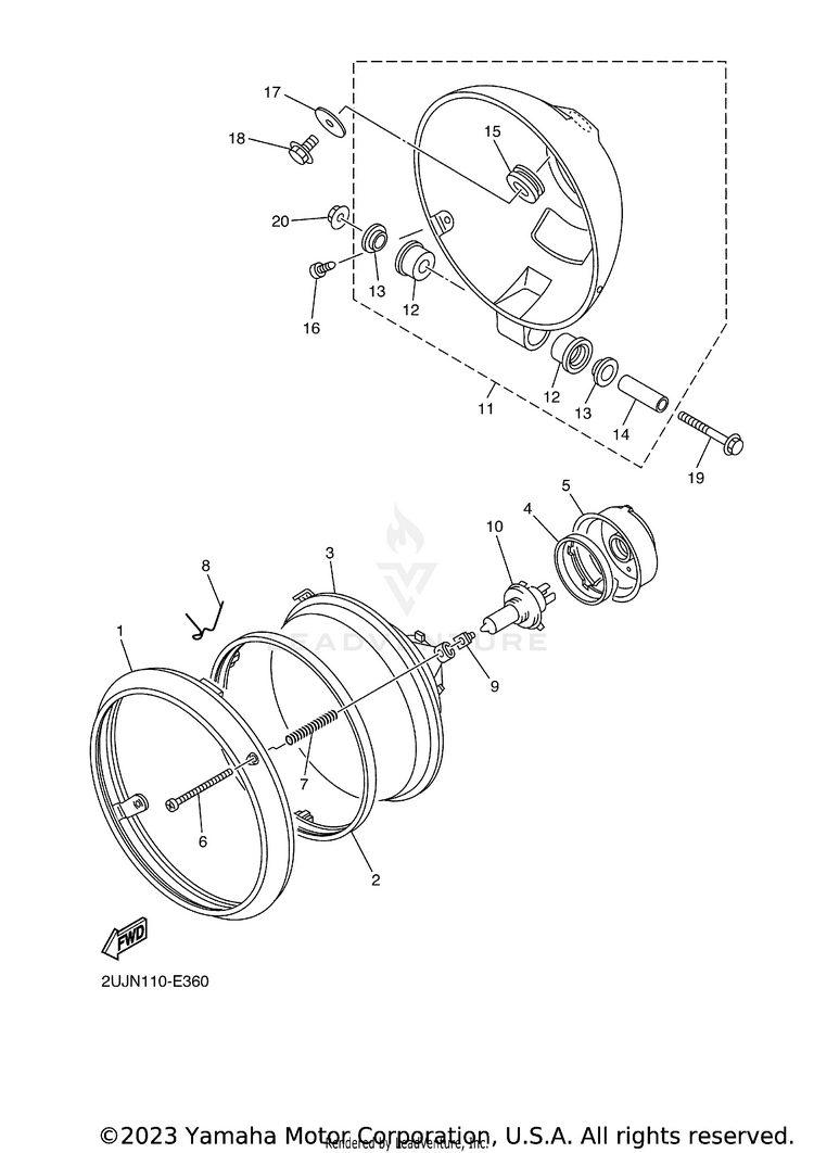 Headlight Schematic