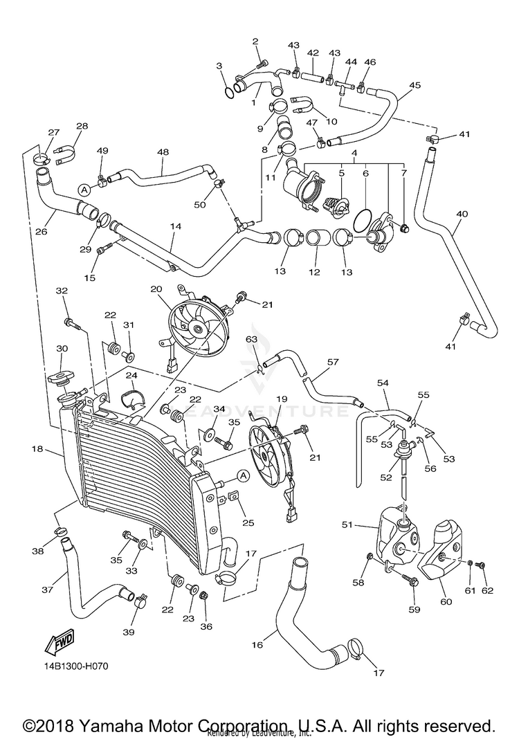 Radiator Hose Schematic