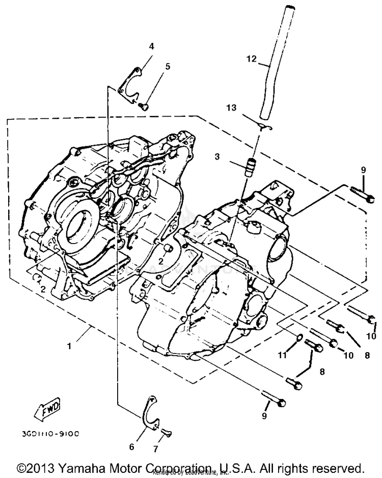 Crankcase Schematic
