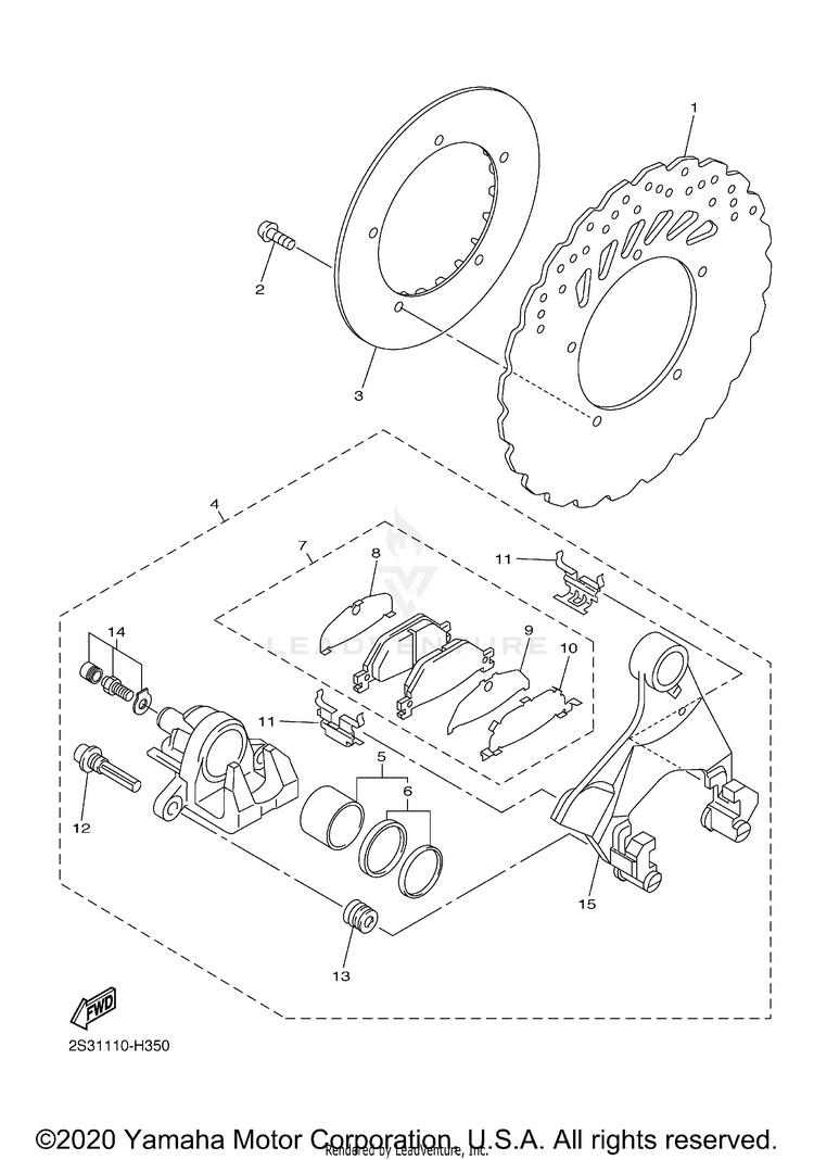 Rear Brake Schematic