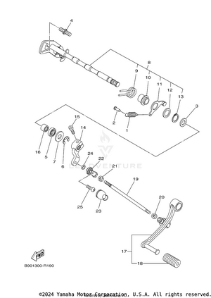 Shift Shaft Schematic