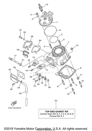 Cylinder Head Schematic