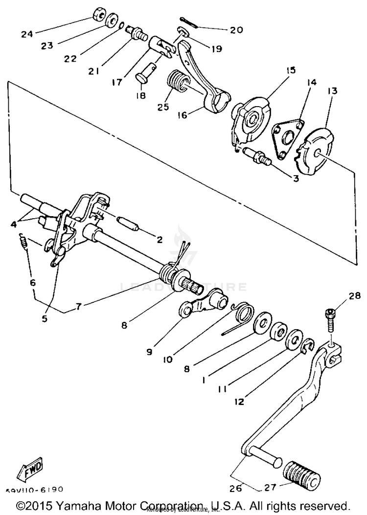 Shift Shaft Schematic