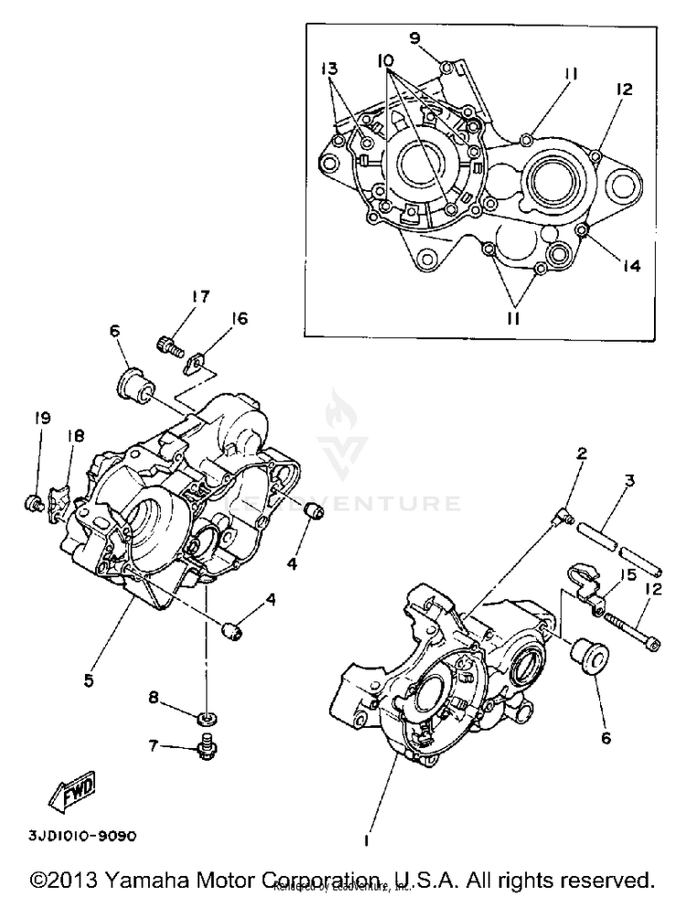 Crankcase Schematic