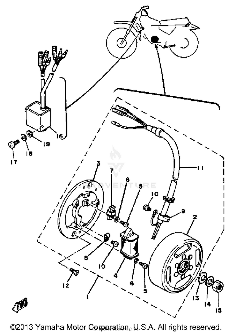 C - D - I - Magneto Mx100h - J - K Schematic