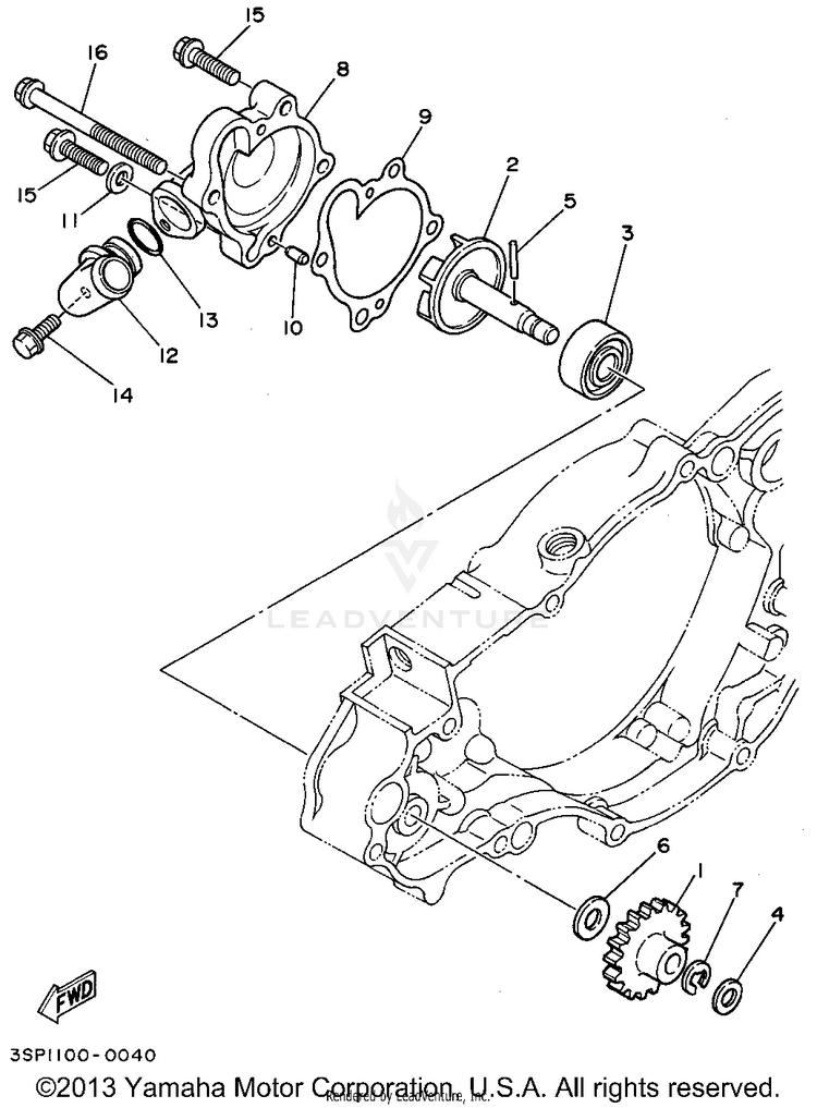 Water Pump Schematic