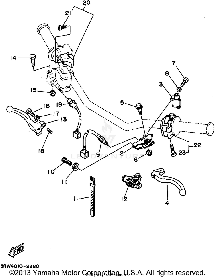 Handle Switch Lever Schematic