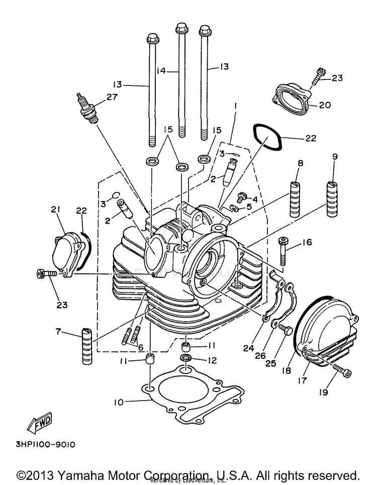 Cylinder Head Schematic