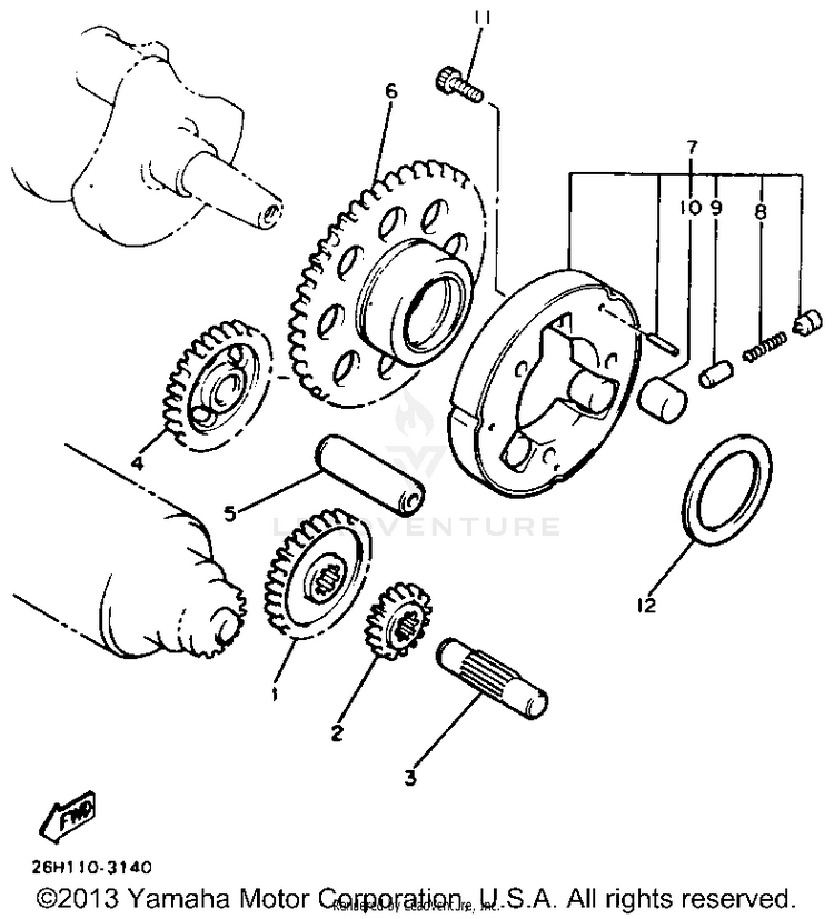 Starter Clutch Schematic