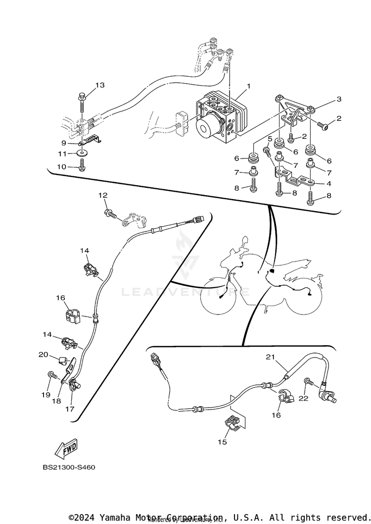 Electrical 3 MT09 CA - MT09LCB - 2020 Schematic