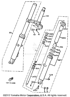 Front Fork Schematic