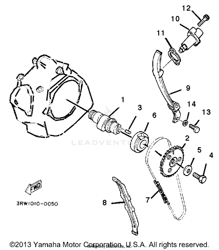 Camshaft Chain Schematic