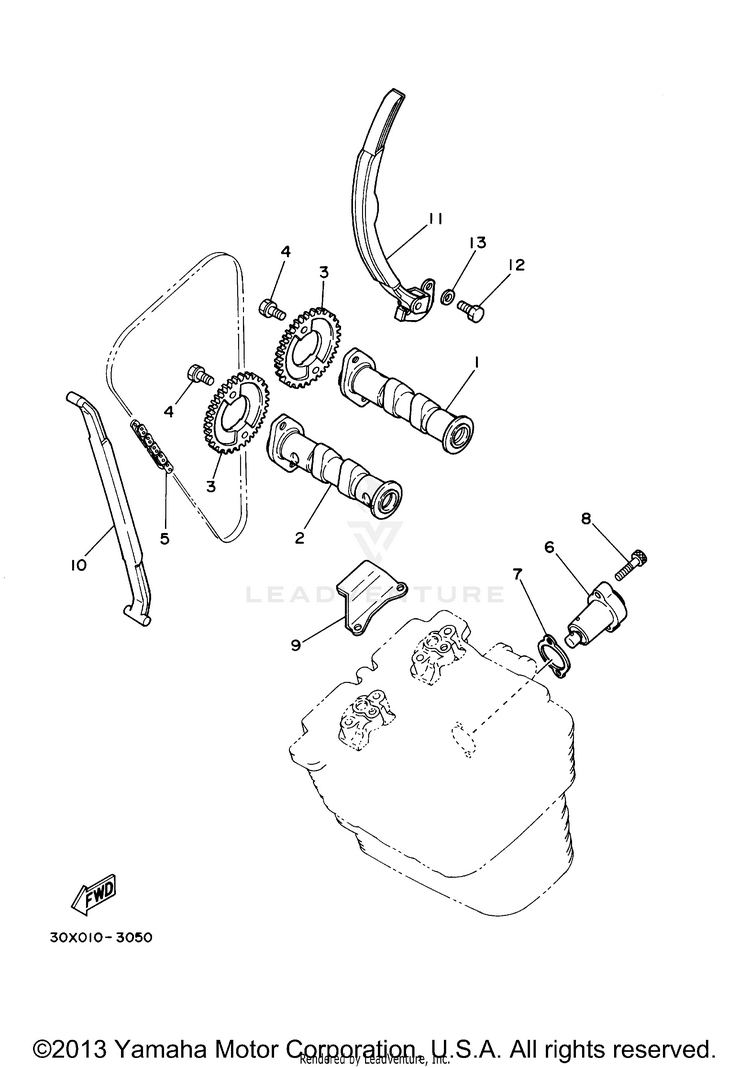 Camshaft Chain Schematic