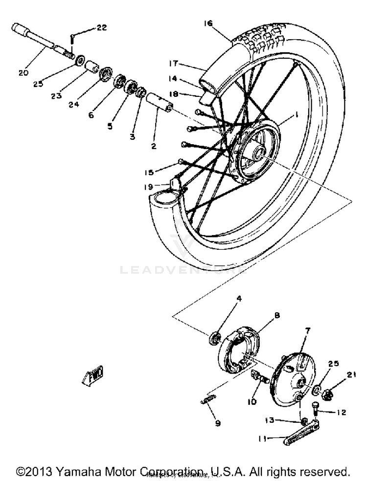Front Wheel Schematic