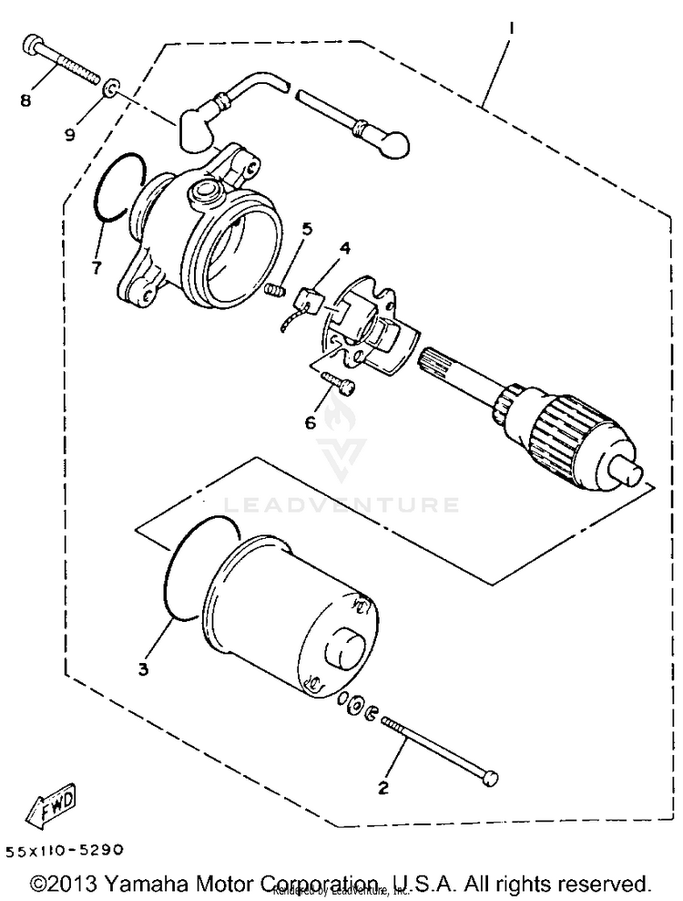 Starting Motor Schematic
