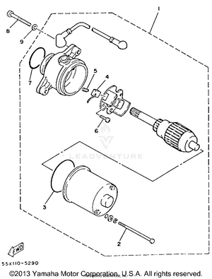 Starting Motor Schematic