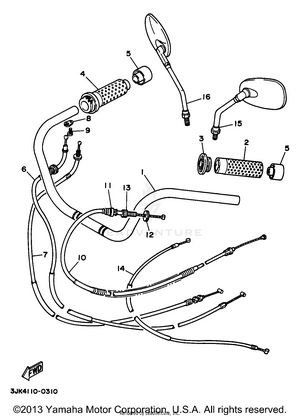 Steering Handle Cable Schematic