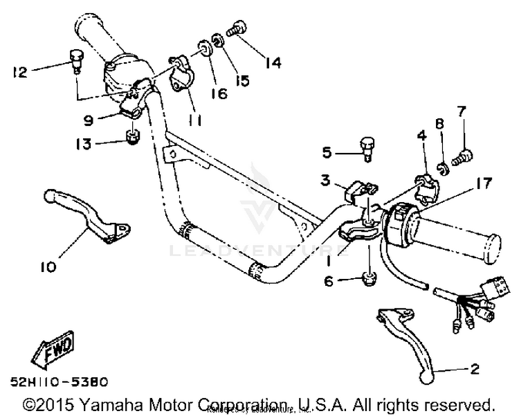 Handle Switch - Lever Schematic