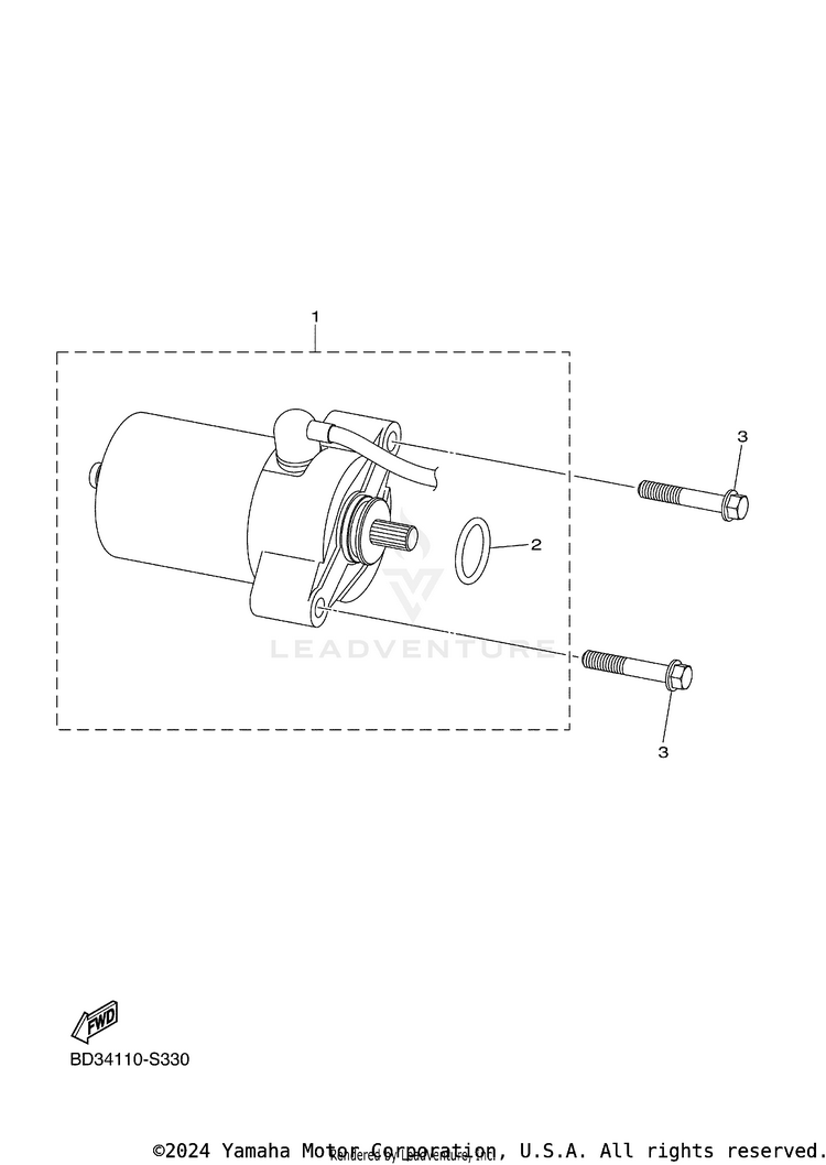 Starting Motor Schematic