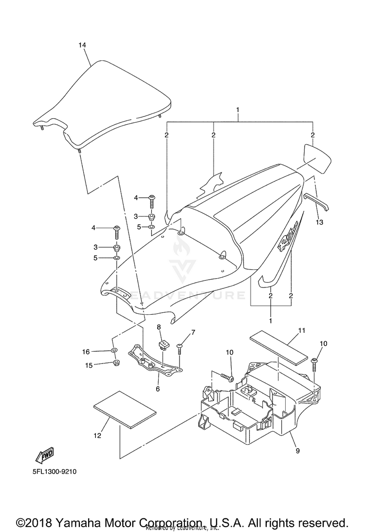 Side Cover Seat Schematic