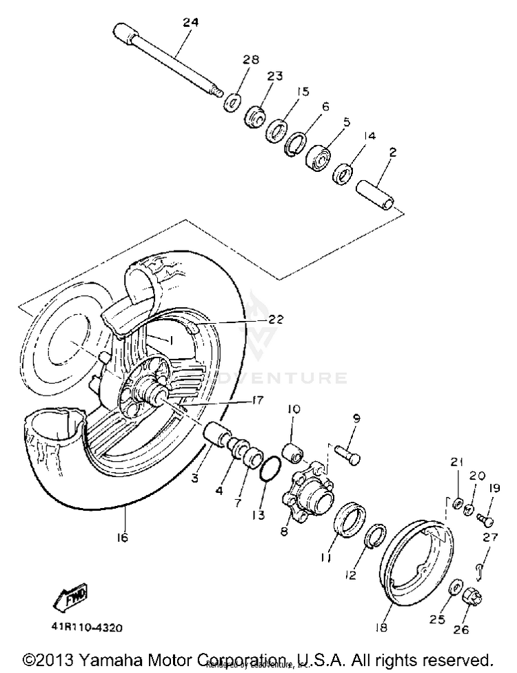 Rear Wheel Schematic