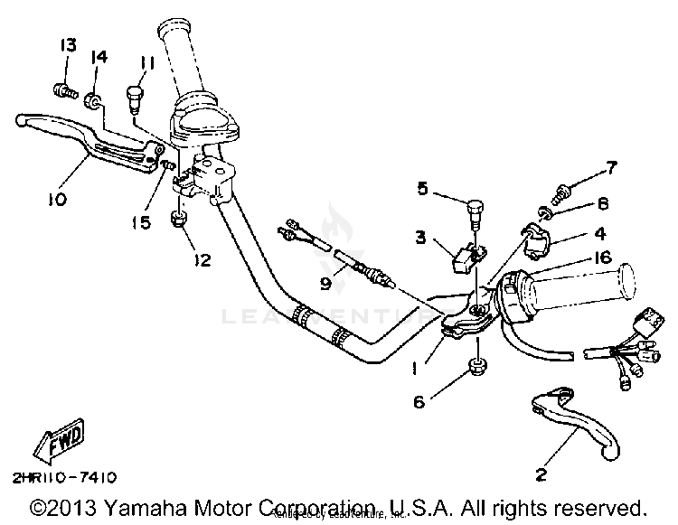 Handle Switch Lever Schematic