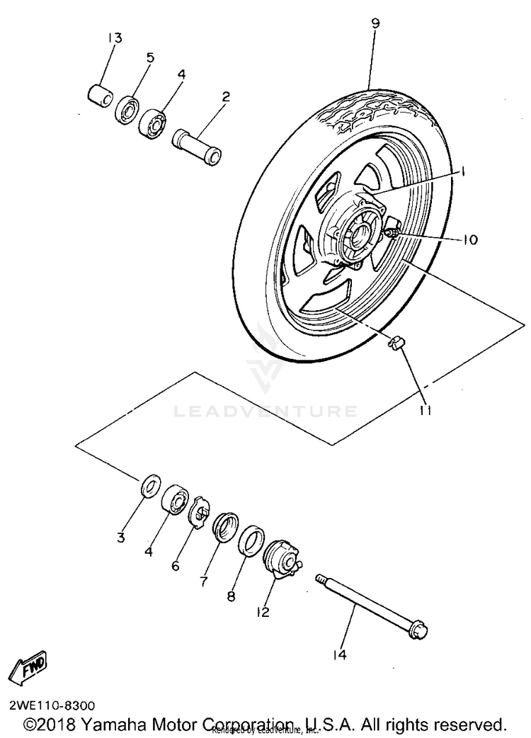 Front Wheel Schematic