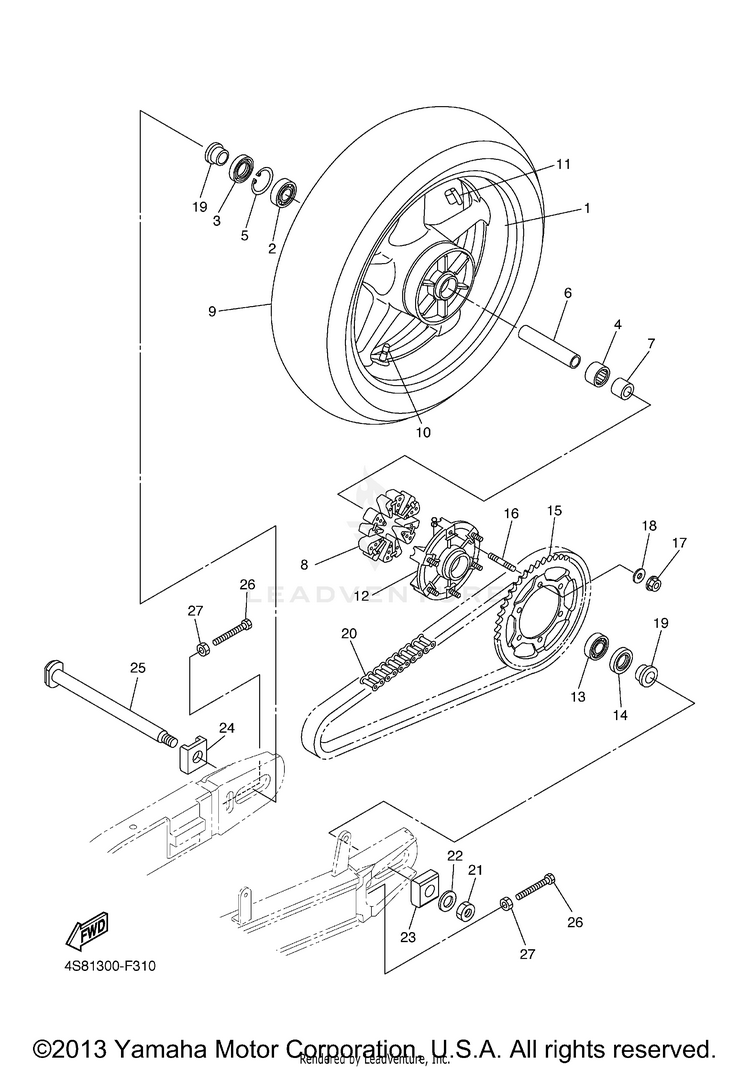 Rear Wheel Schematic