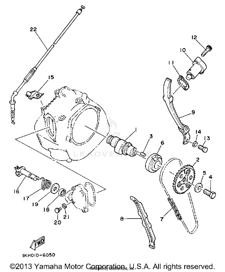 Camshaft-Chain Schematic