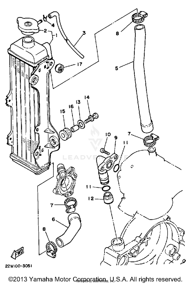 Radiator-Hose Schematic