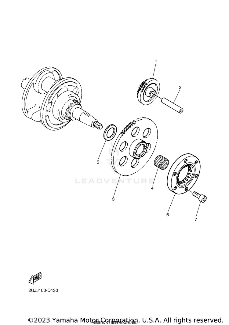 Starter Clutch Schematic
