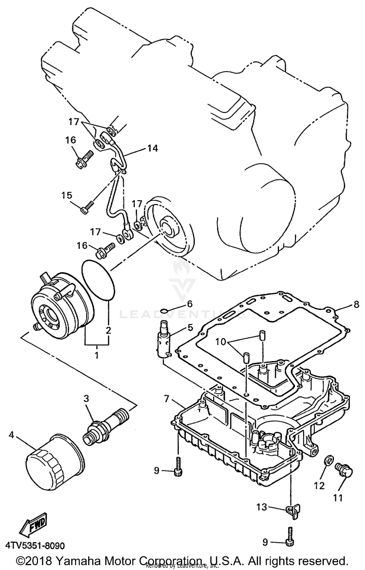 Oil Cooler Schematic