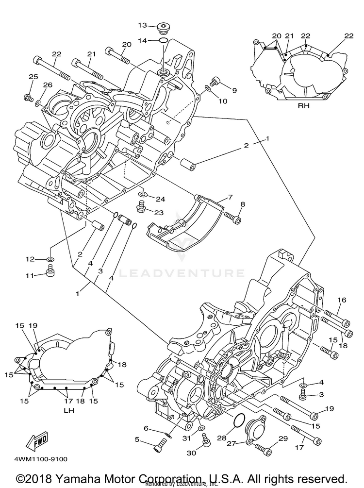 Crankcase Schematic