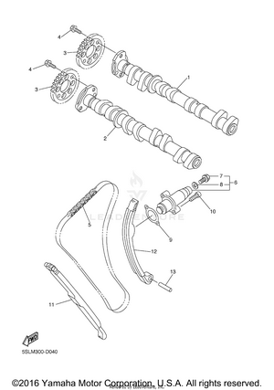 Camshaft Chain Schematic