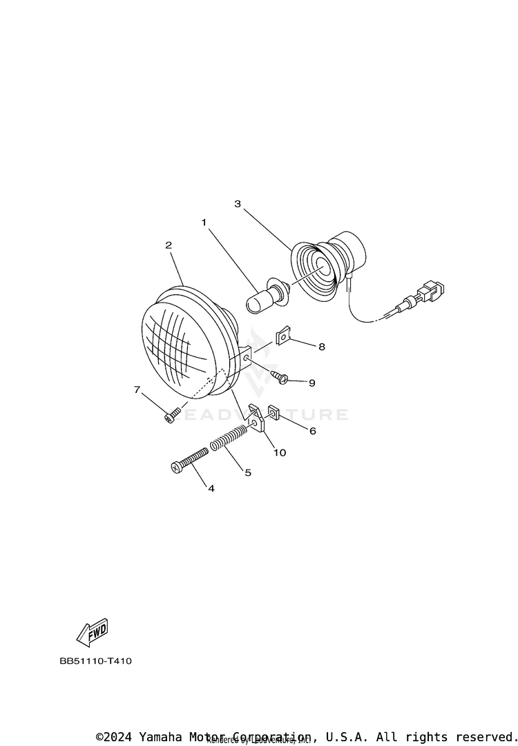 Headlight Schematic