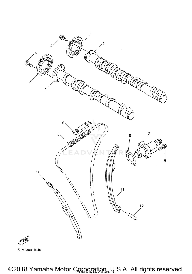Camshaft Chain Schematic