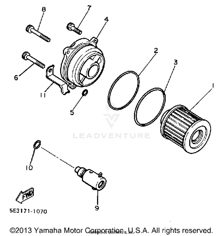 Oil Filter Schematic