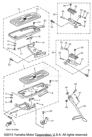 Stand Footrest Schematic