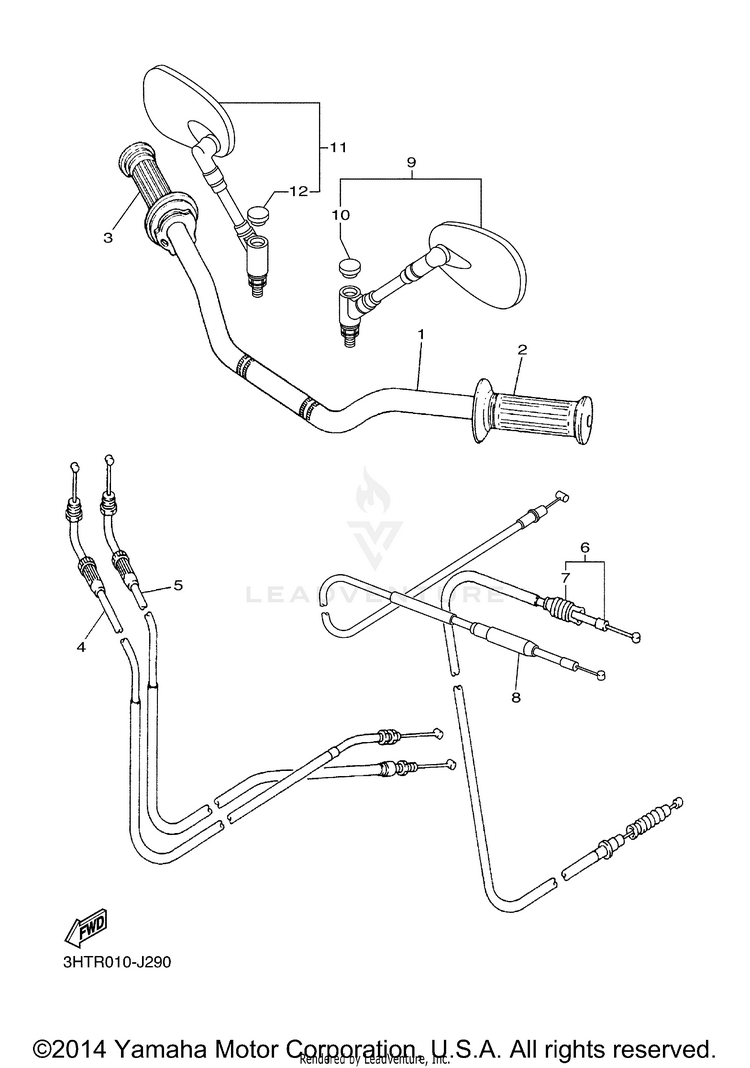 Steering Handle Cable Schematic