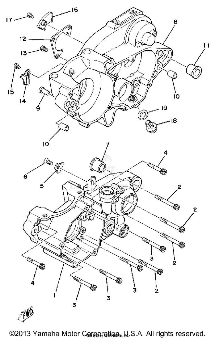 Crankcase Schematic