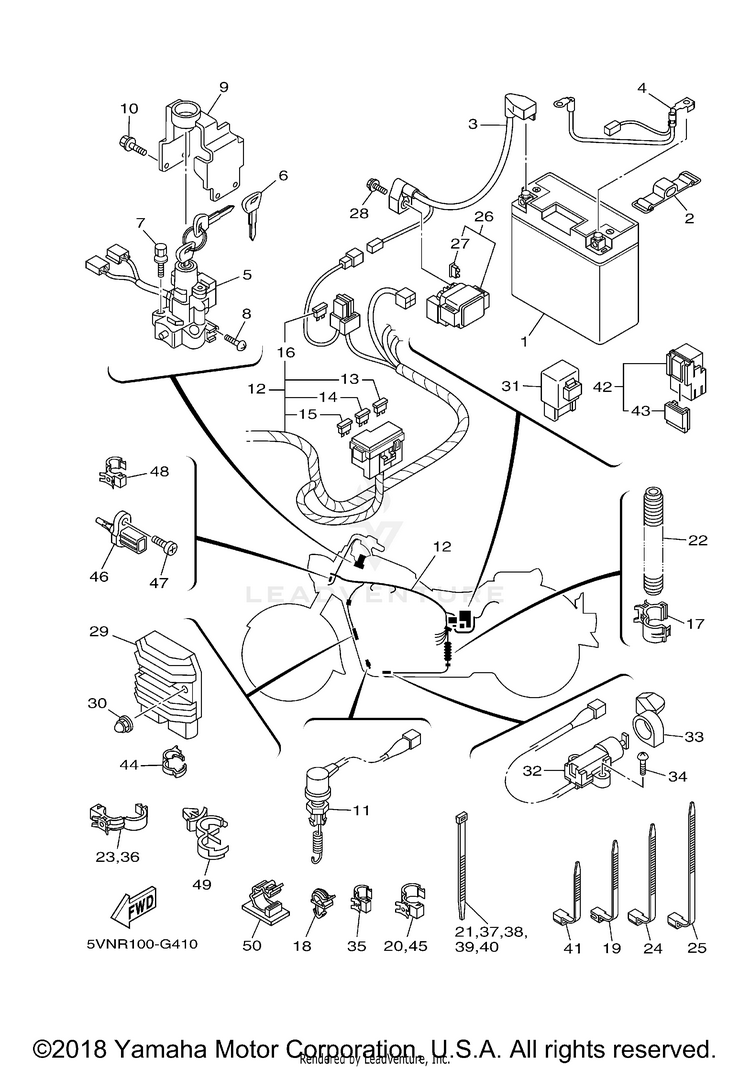 Electrical 2 ROAD STAR - XV17AWXCW - 2008 Schematic