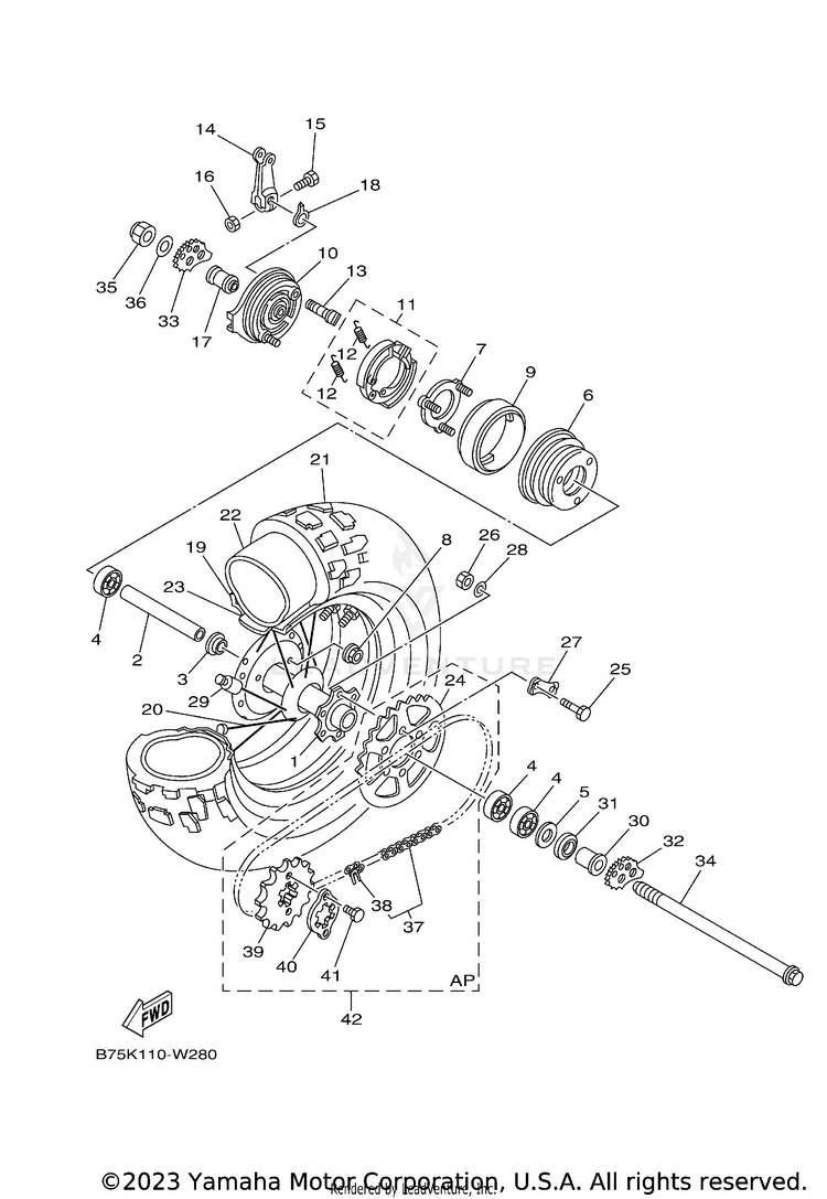 Rear Wheel Schematic