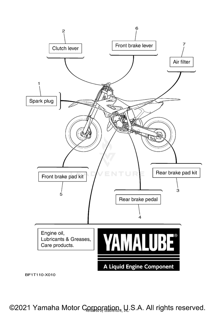 2 Scheduled Service Parts Schematic