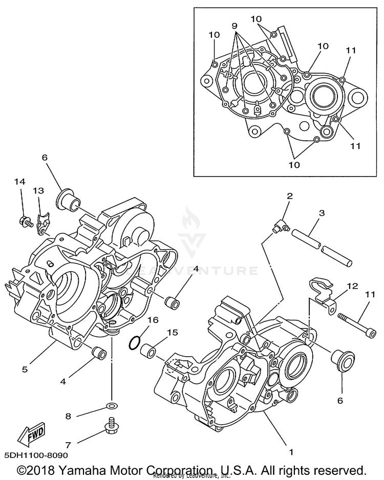 Crankcase Schematic