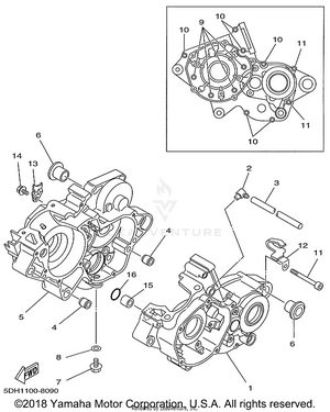 Crankcase Schematic