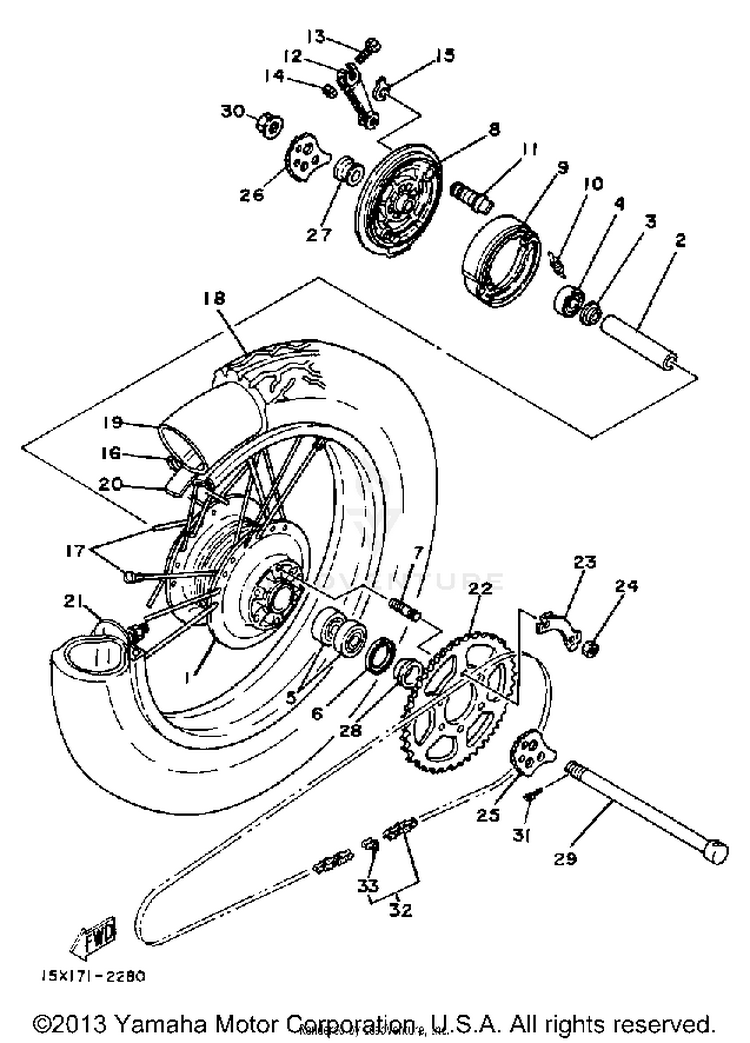 Rear Wheel Schematic